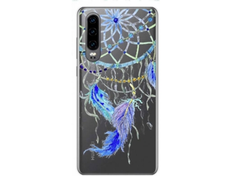 Carcasa Huawei P30 TUMUNDOSMARTPHONE Plumas Multicolor