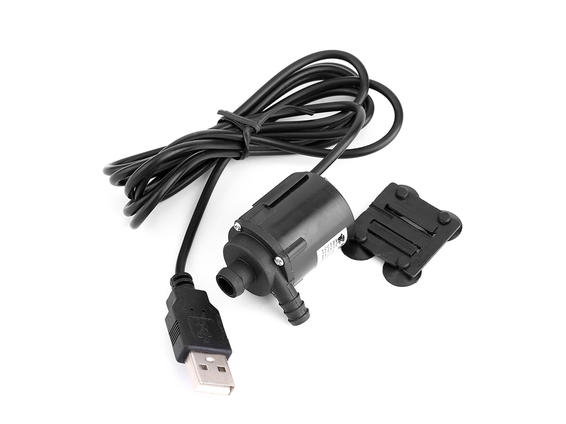 Bomba sumergible micro sin escobillas de 6 V, 150 L/h, para refrigeración líquida, USB GD (modelo 2026)
