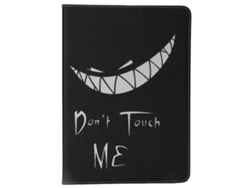 Capa em couro PU para tablet iOS 9.7 com proteção 360° e suporte antiderrapante universal.
