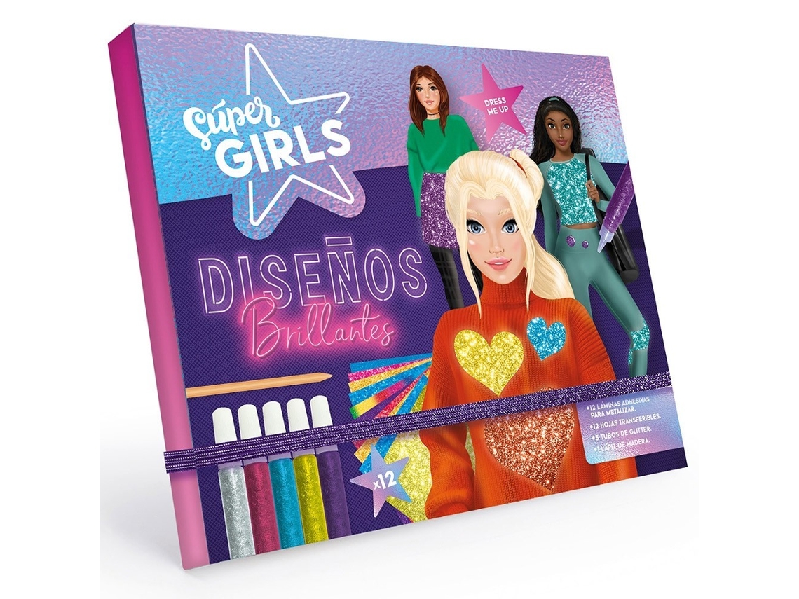 SÚPER GIRLS Kit Creativo Diseños Brillantes SÚPER GIRLS