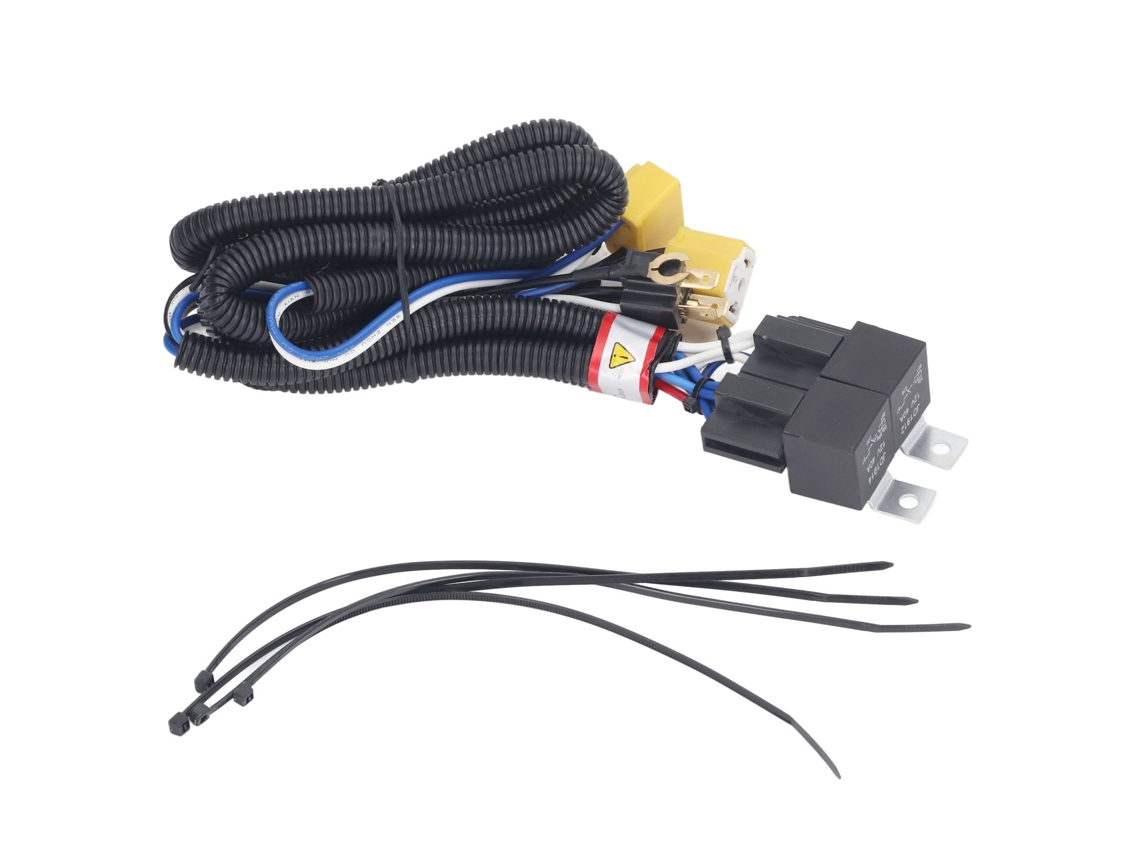 Cableado De Faros H4 Con Relé Y Sockets Cerámicos Resistentes A Altas Temperaturas Kit H6054 7x6