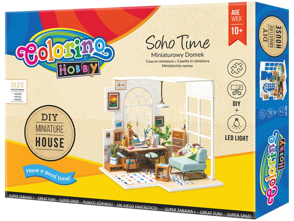 Set Casa de Jugar COLORINO Soho en Miniatura (Edad Mínima: 10 Años)