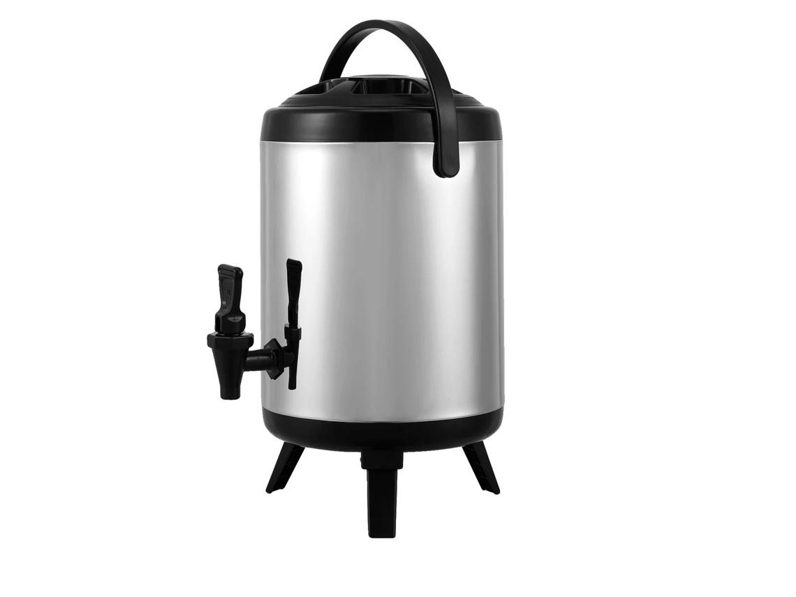 Dispensador de bebidas, acero inoxidable aislado, gran capacidad, 1.5 galones