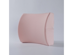 Almohadas De Soporte Lumbar De Espuma Viscoelástica Adecuadas Para Sillas De Oficina Y Asientos De Automóvil, Color Rosa Gertiz