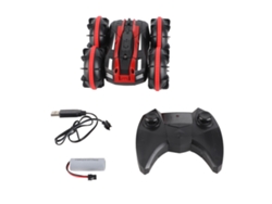 Coche Control Remoto Anfibio 2.4g Carro De Trucos Rc Juguete Regalo De Cumpleaños Para Niños Rojo