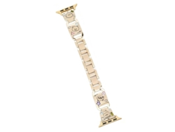 Correa para Apple Watch de 46/49/45/44 mm - Metal con diamantes | Happy Zoo