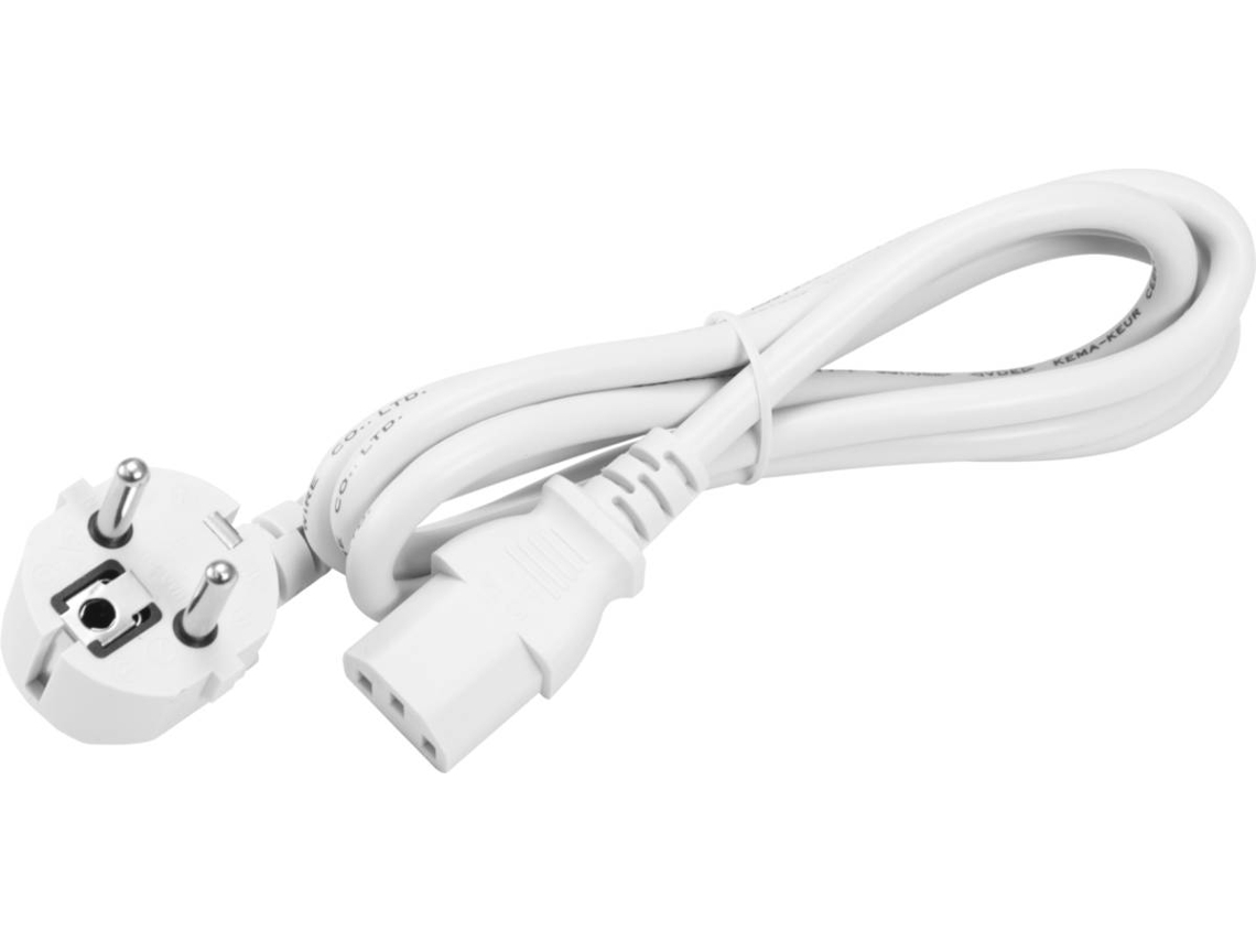Cable OMNITRONIC IEC 3x1.0 1.2m wh