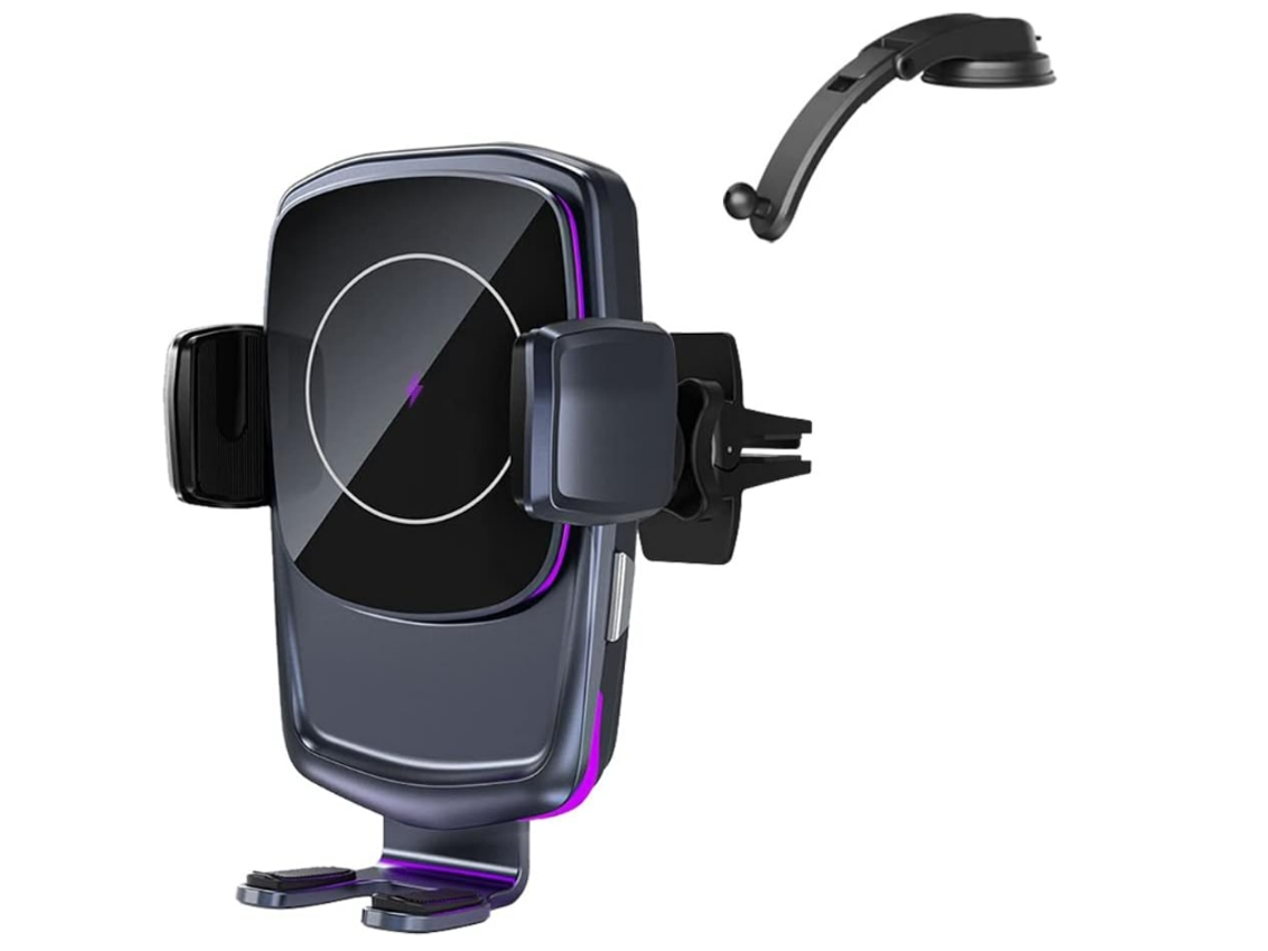 Cargador Inalámbrico Para Coche, Compatible Con Iphone 14, 13, 12 Pro Max Plus, Mini, 11 Pro Se 2, Xr, Xs Max, Xs, 8, 8plus, X, Samsung S20,
