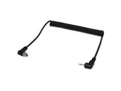 Cable de sincronización de flash para PC de 2,5 mm macho con tornillo de bloqueo