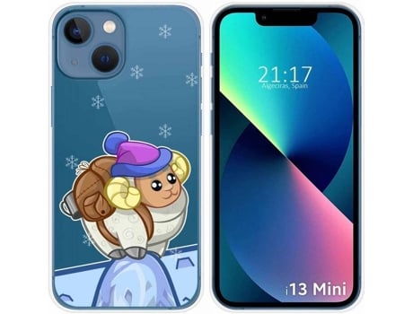 Carcasa iPhone 13 Mini (5.4) TUMUNDOSMARTPHONE Cabra Dibujos Multicolor