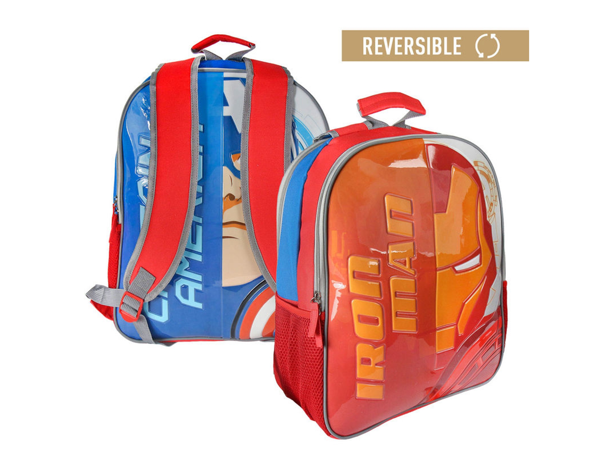 Mochila CERD¡ Reversible Vengadores Avengers Marvel 41cm