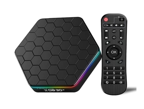 Box Smart TV YIZHOOD (Android 6K Ultra HD 4GB RAM WiFi Negro)