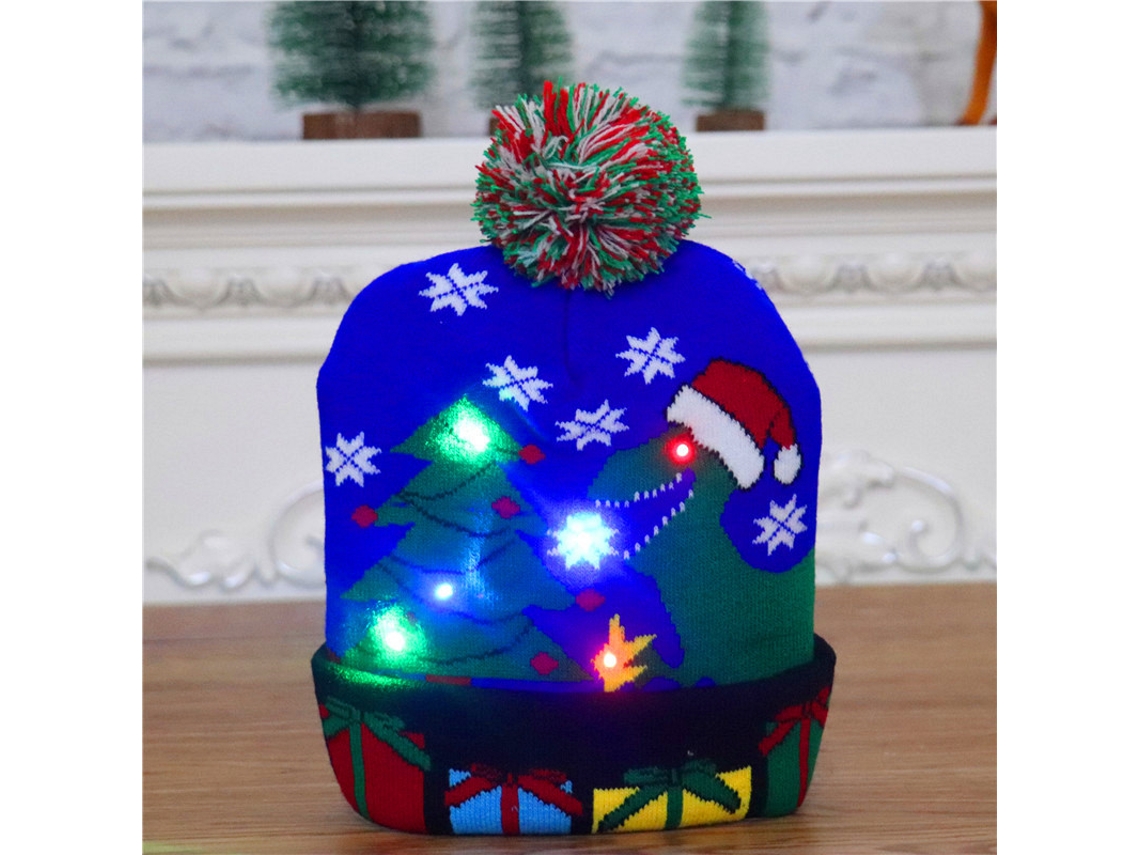 Gorros De Punto Luminosos Para La Decoración Navideña*