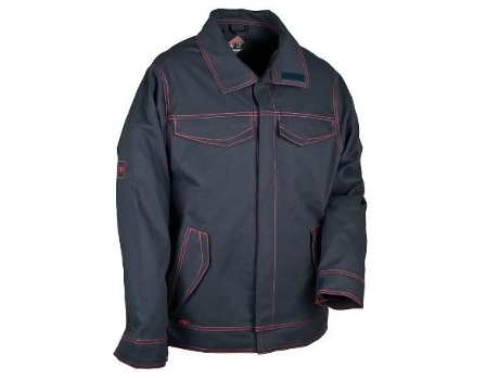 Chaqueta soldador 100% algodon con tratatamiento antillama cofra flametec tallas 52-60 talla europea talla 52