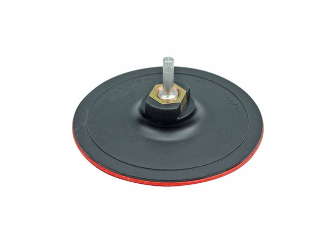 Disco De Perforación/rebarbado De Goma. Velcro 125mm C/varilla 08316 Vorel