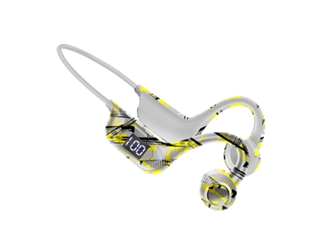 Auriculares de conducción ósea, auriculares inalámbricos Bluetooth 5.3 de oído abierto, auriculares inalámbricos con sonido estéreo de alta fidelid...