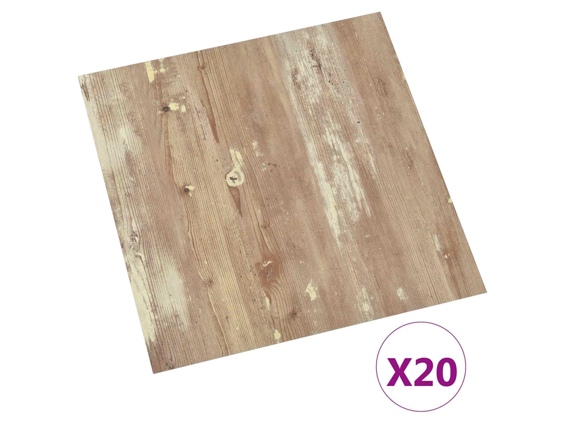 Maison Exclusive - Tablones De Suelo Autoadhesivos 30,5 X 30,5 Cm 20 Pcs Pvc