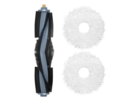 3pcs rolo principal escova pano esfregão para ecovacs x1 turbo omni robot