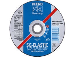 Disco De Desbaste PFERD Ejecución Embutición Central Sg Inox (230-7 A30 N)