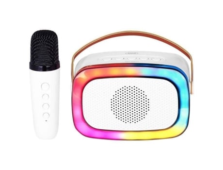 Altavoz Karaoke Nomad Blanco con Micrófono Xr 8A01 Mini Party TREVI