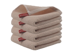 (beige) Paquete De 4 Toallas De Cocina De Algodón Puro Ultra Suaves, Paños De Limpieza Increíblemente Absorbentes Y Esponjosos