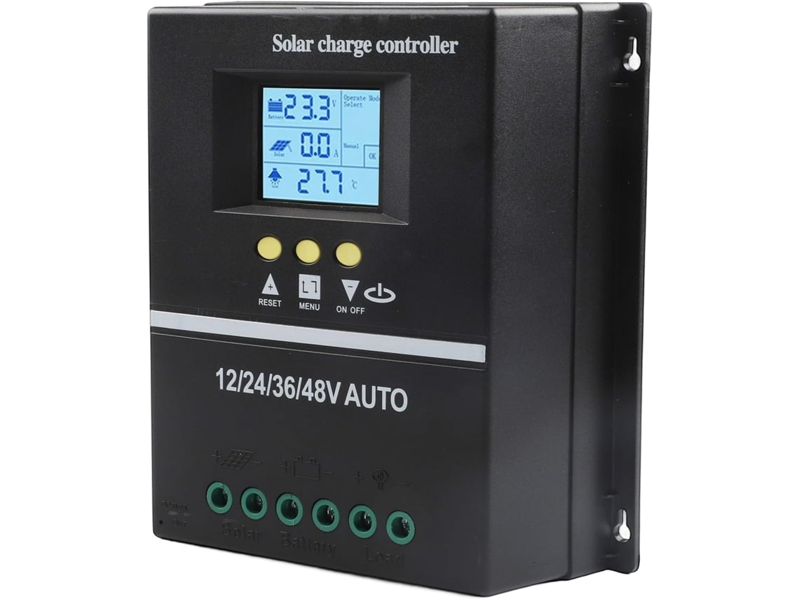 Controlador De Carga Solar Mppt-200a, 12v, 24v, 36v, 48v, Com Display Lcd.