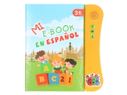 Ats-libro Electrónico Con Sonidos Para Niños: Aprende Animales, Frutas Y Números En Español - Juguete Educatsivo Naranja