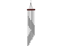 Campanillas De Viento Metálicas Con 12 Tubos De Aleación De Aluminio Para Decoración De Jardín Y Hogar.
