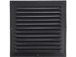 Rejilla De Ventilación Cuadrada De Aluminio (350 X 350 Mm) Con Malla Para Cocina Y Baño.