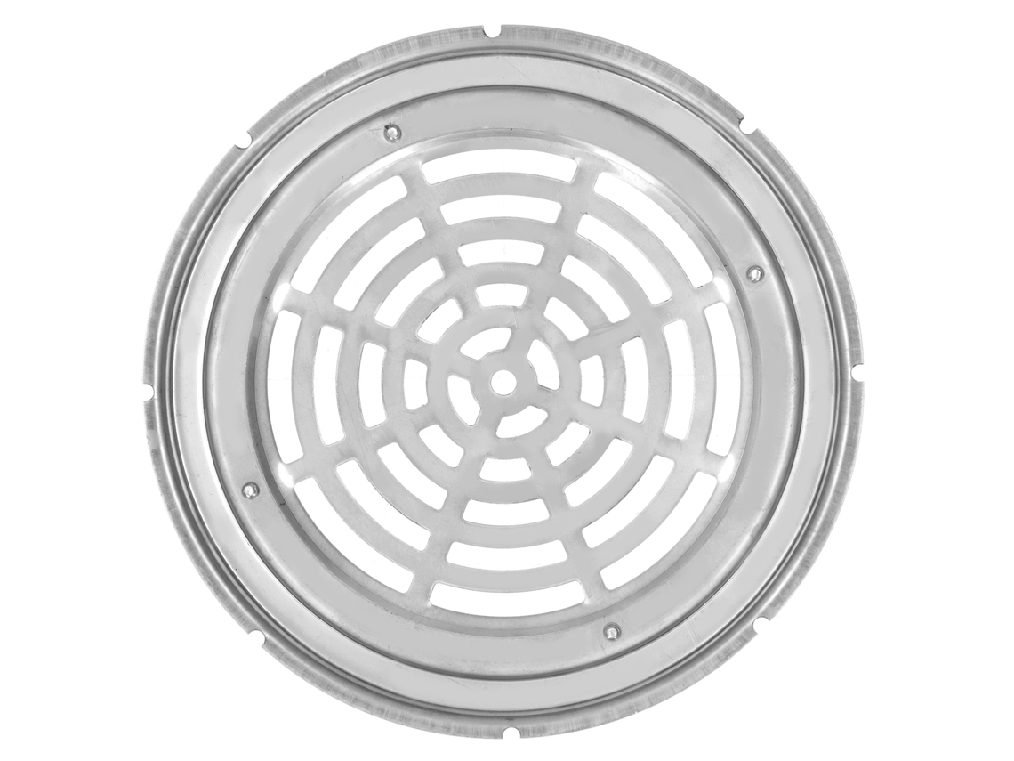 Desagüe Redondo De Acero Inoxidable Para El Piso Principal De La Piscina.
