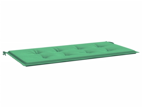 Cojín de banco de jardín tela Oxford verde VIDAXL (120x50x3cm)