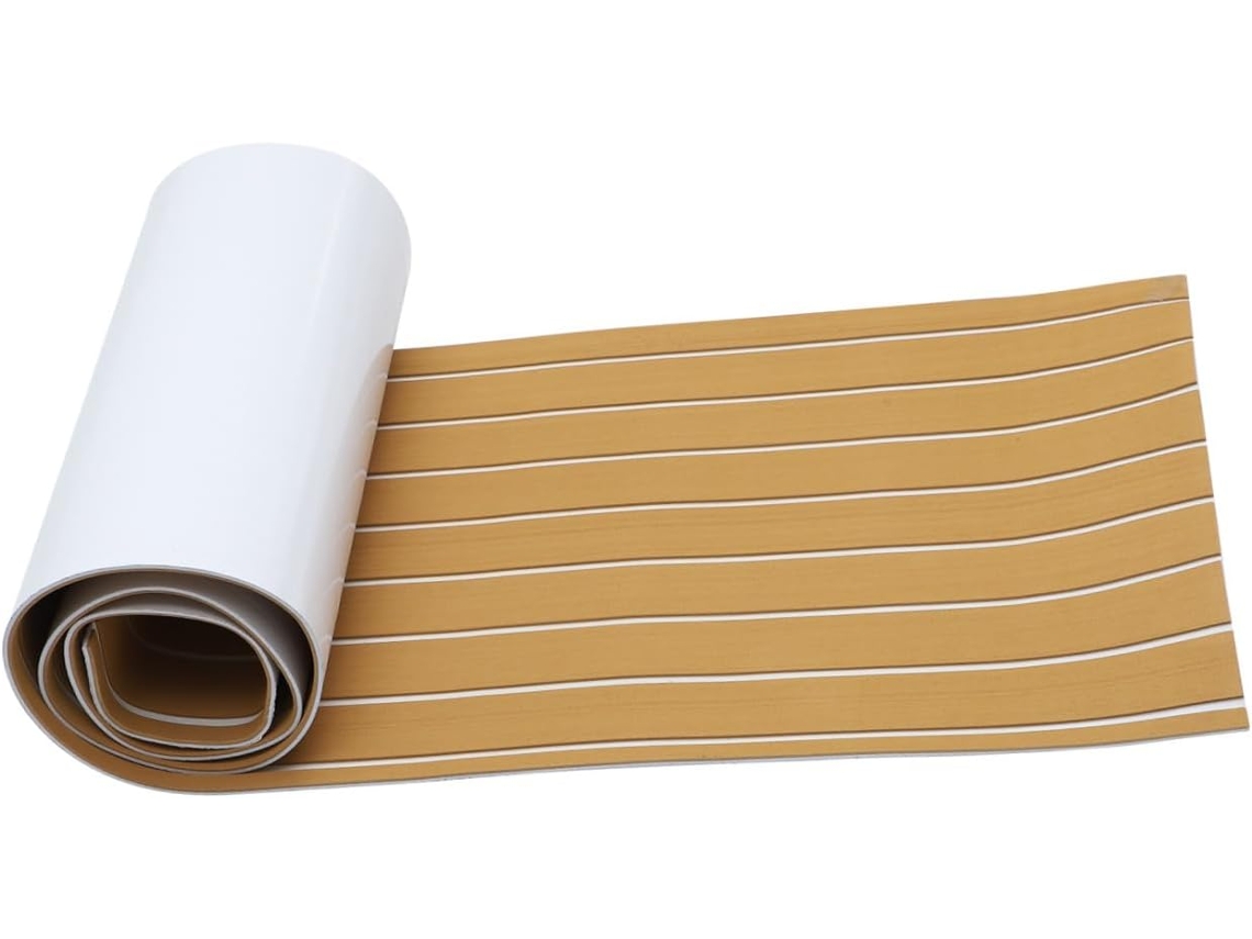 Alfombrilla antideslizante para embarcaciones, fabricada en espuma EVA, autoadhesiva, con revestimiento de espuma resistente a los rayos UV y al agua salada.