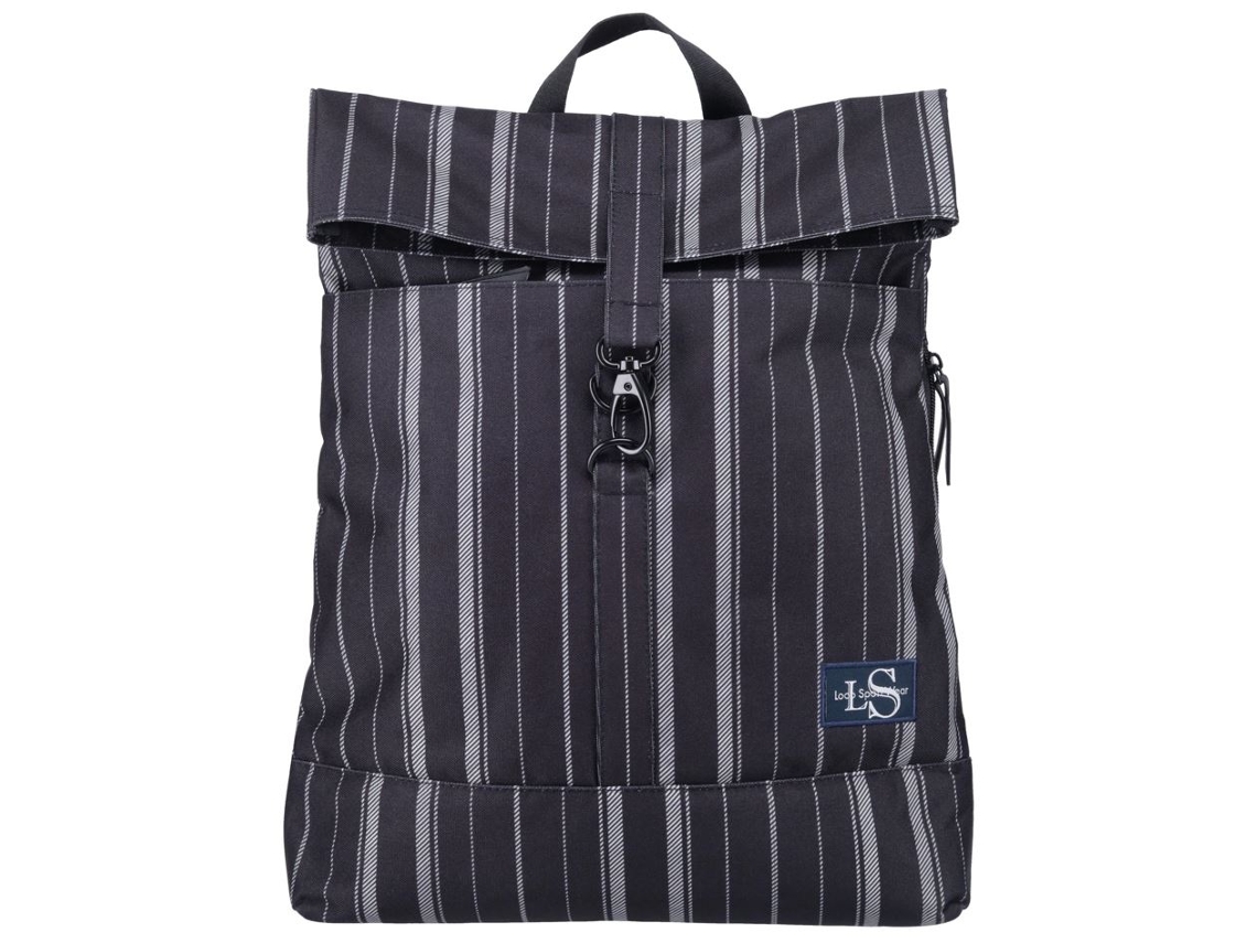 Mochila de bucle negro para aventuras al aire libre