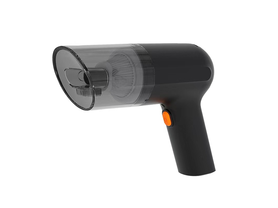 Aspiradora de mano Chrui de 65 W para interiores de automóviles, mesas y cocinas (negra)