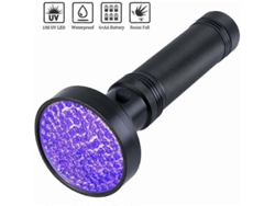 Linterna UV de luz negra con 100 LED, lámpara ultravioleta con gafas UV, mini lámpara ultravioleta, detector de orina GOKOCO