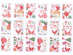 Artículos Para Fiestas Navideñas. Despegue La Pegatina Del Papel Protector Y Péguela Directamente No Se...