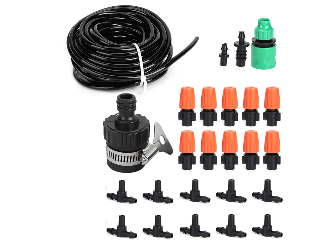 Kit De Manguera De 10 M Para Sistema De Riego Automático, Ideal Para Jardín, Invernadero Y Agricultura.