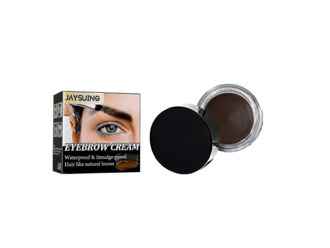 La crema para cejas Jaysuing es resistente al agua, de secado rápido, no decolora, no deja halo y es suave para crear una mirada natural y tridimensional.