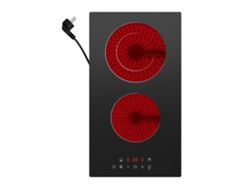 Placa De Vitrocerámica 2 Zonas 3200w 29cm Función Boost Touch Control 9 Niveles Cdver322 Cdv