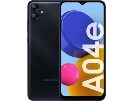 Smartphone SAMSUNG A04e (6.5'' - 3 GB - 64 GB - Negro)