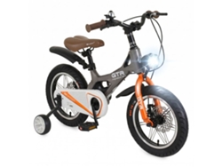 Bicicleta Byox Gtr 14'' para Crianças com Quadro em Magnésio e Travões de Disco Grey MONI