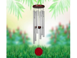 Rebe-campana De Viento Con Sonido Relajante, 6 Tubos De Aluminio Para Decoración Interior Y Exterior Jardin Balcón Patio Hogar