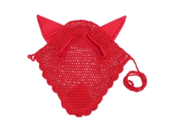 Vlrla-gorra Para Orejas De Caballo De Algodón Aireada, Velocino Anti-moscas, Red De Orejas Tejida, Ecuestre Para Caballos Sensibles