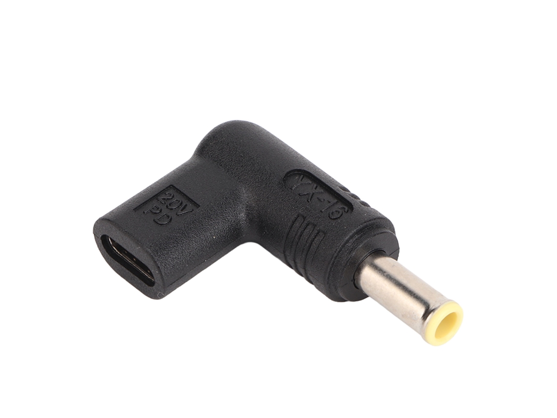 Adaptador Usb C Fêmea Para Dc 5.5x3.0mm 100w Pd Profissional Eficiente Para Notebook