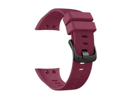 Correa de Silicona hebilla negra para Garmin Forerunner 45 - vino tinto