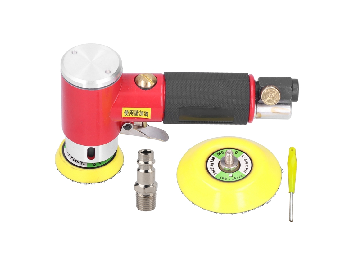 Mini Pulidora Neumática De Disco Lijadora Aire 3mm Deflexión 15000rpm Estilo Europeo