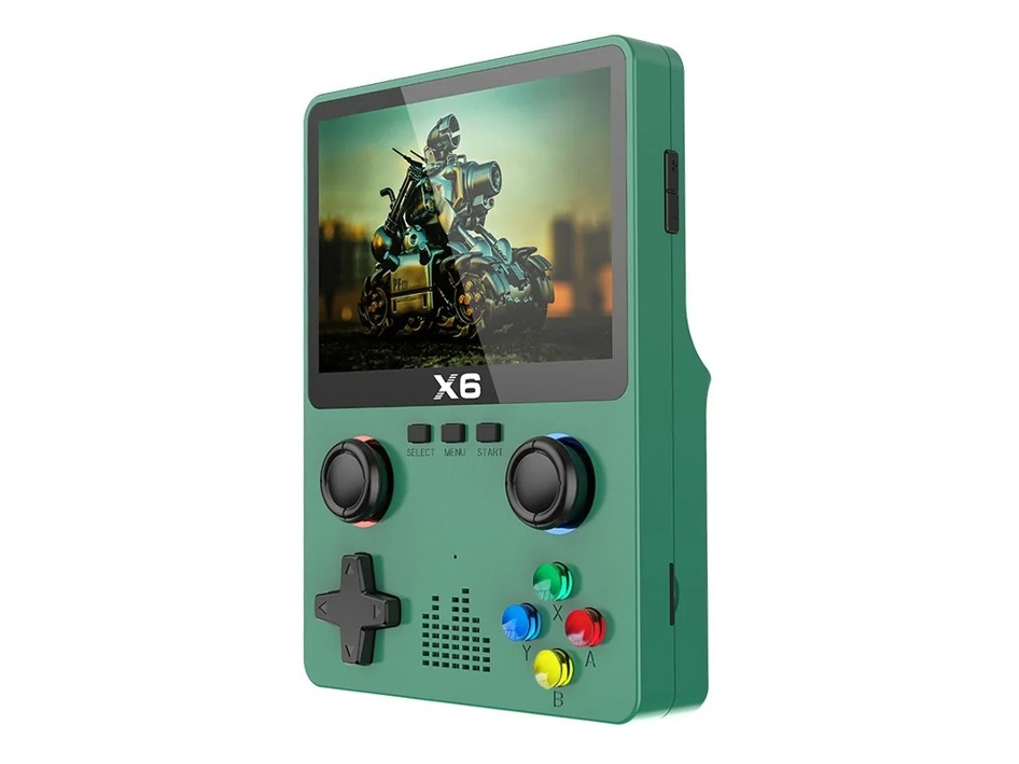 Consola de juegos retro portátil Yizhood X6 Green