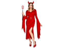 Disfraz de Mujer WIDMANN Diablo Elegante  (M)