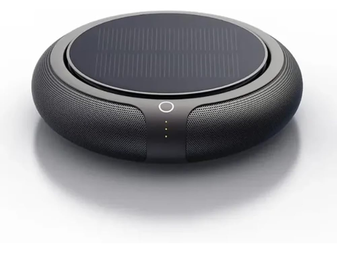 Purificador De Aire Solar Para Coche, Con Filtro Hepa, Ideal Para El Hogar Y El Coche (negro)