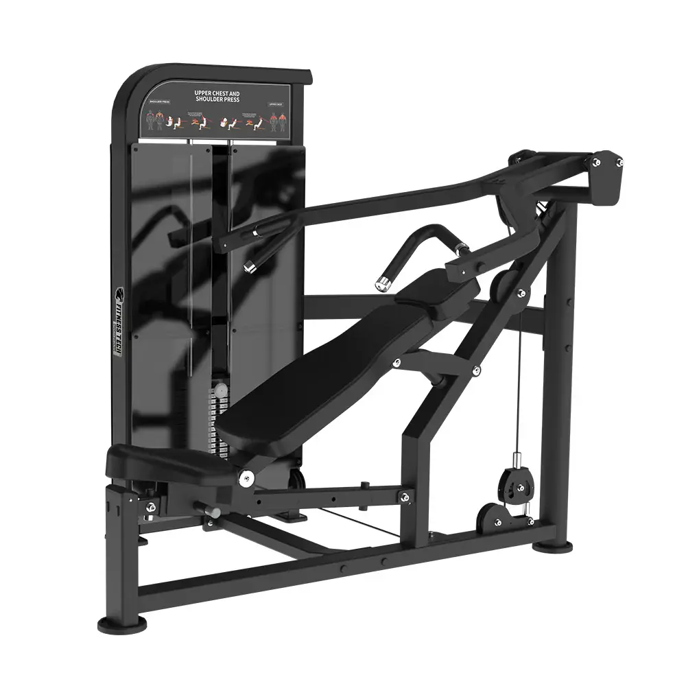 Press De Hombro Y Pecho | Máquina Selectorizada Compact Series Fitness Tech